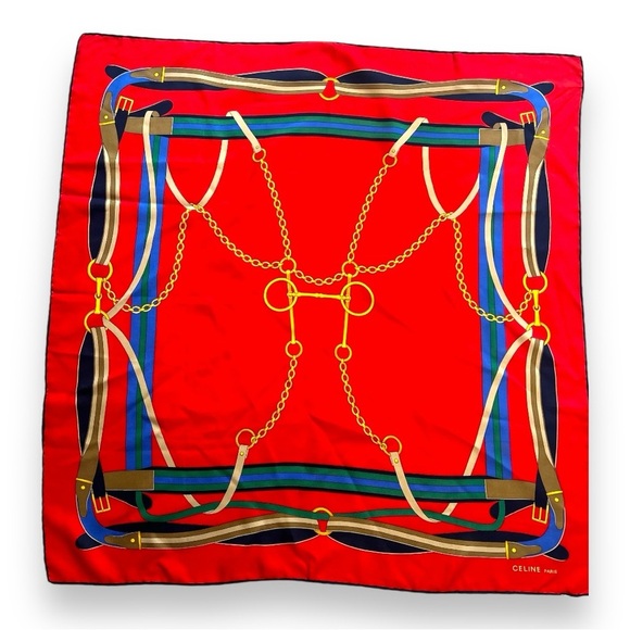 Celine Silk Scarf - Picture 2 of 12